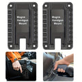 2-Pack Magnetic Gun Mount Concealed Pistol Holder – Strong Quick-Draw Magnet Gun Holster for Car, Truck, SUV, Desk, Bedside, Wall & Under Counter, Universal Handgun Magnetic Mount