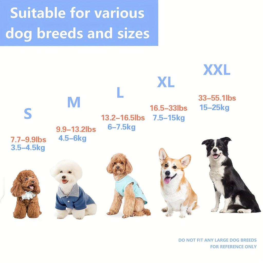 Small Dog Hoodie Sweatshirt Soft Warm Pullover for Small & Medium Dogs - Cozy Polyester Pet Sweater with Back Pocket for Casual Walks & Outdoor Adventures