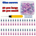 Mushroom Tire Repair Plugs 100-Pack Large & Small – Durable Rubber Tire Plug Kit for Cars, Motorcycles, Bicycles & Skateboards, Easy DIY Flat Tire Fix