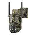 4G LTE Solar Security Camera Outdoor Wireless – No WiFi Needed, 4K Night Vision, 360° Live View, Two-Way Audio, Waterproof Trail Camera for Hunting, Farm, Ranch & Wildlife Monitoring