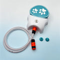Dog Water Sprinkler Foot Treadle Drinking Fountain - Dog-Operated Fresh Water Dispenser with Hose & Connector - Portable Outdoor Dog Water Fountain for Camping Hiking Backyard - Fun Dog Hydration Toy