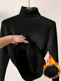 Women's Velvet Sweater Pullover Warm Knit Top Elegant Casual Fall Winter S-XL 8 Colors
