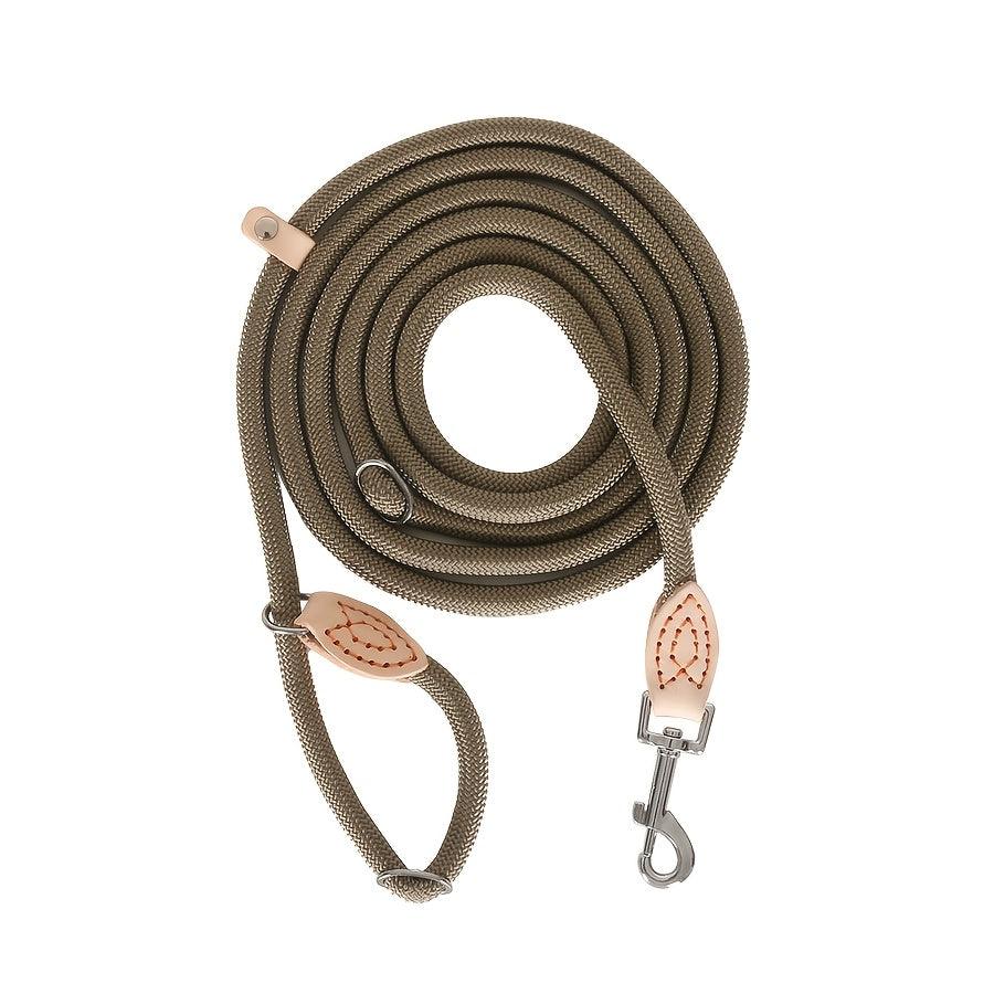 Hands-Free Double Dog Leash Nylon 1 to 2 Splitter - Sturdy Dual Dog Walking Leash for Outdoor Running, Jogging & Walking, No-Tangle Coupler for Small and Medium Dogs, 6 Colors