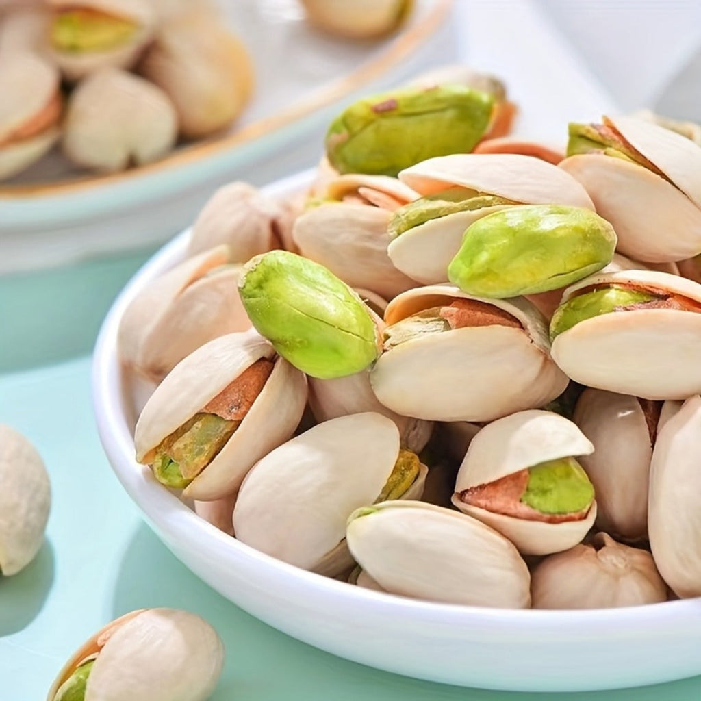 Natural Pistachios with Shell Individually Wrapped Snack Bags 3 Pack 5.3oz Each Ready-to-Eat Protein Snack