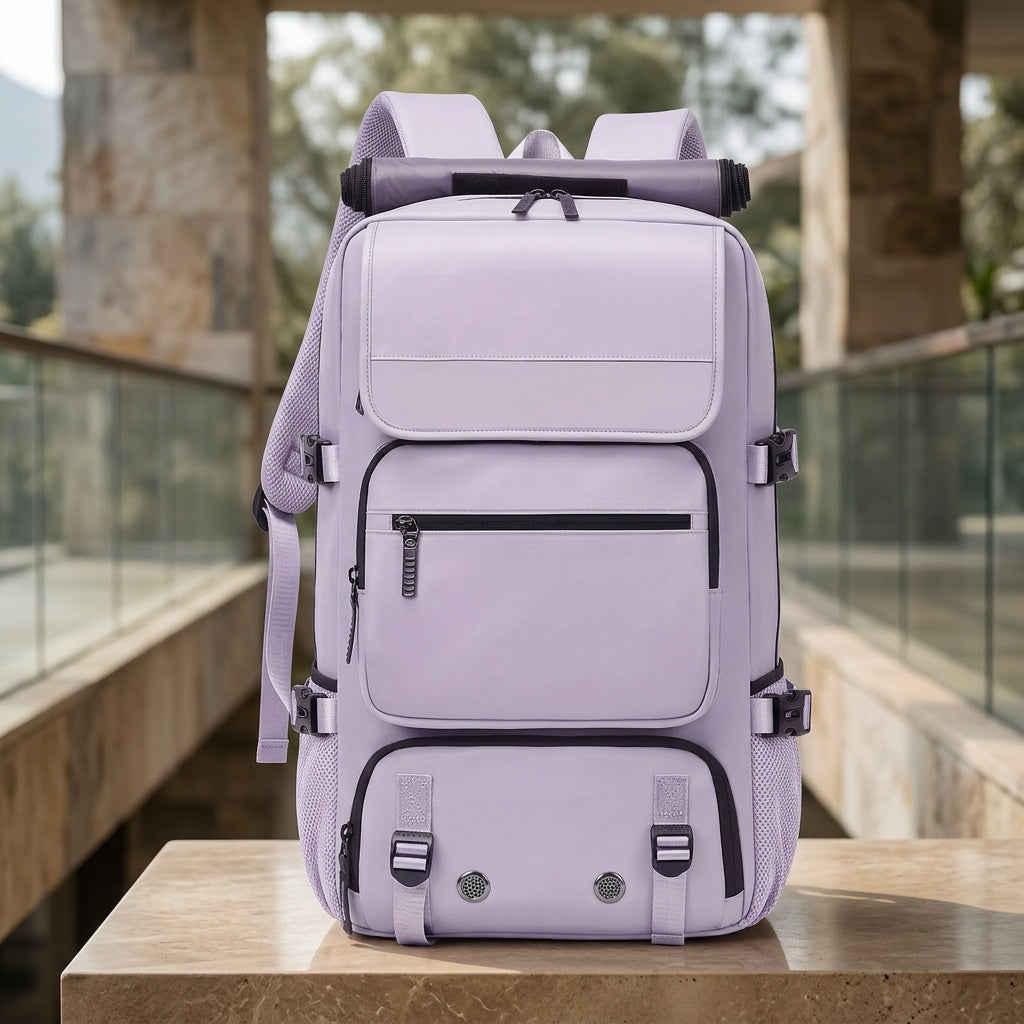 17 Inch Laptop Backpack Large Capacity – Airline Approved Travel Bag with Shoe Compartment, Multi-Pocket Business Work Backpack for Men, Durable Nylon, Hiking & Camping, Small & Large Sizes