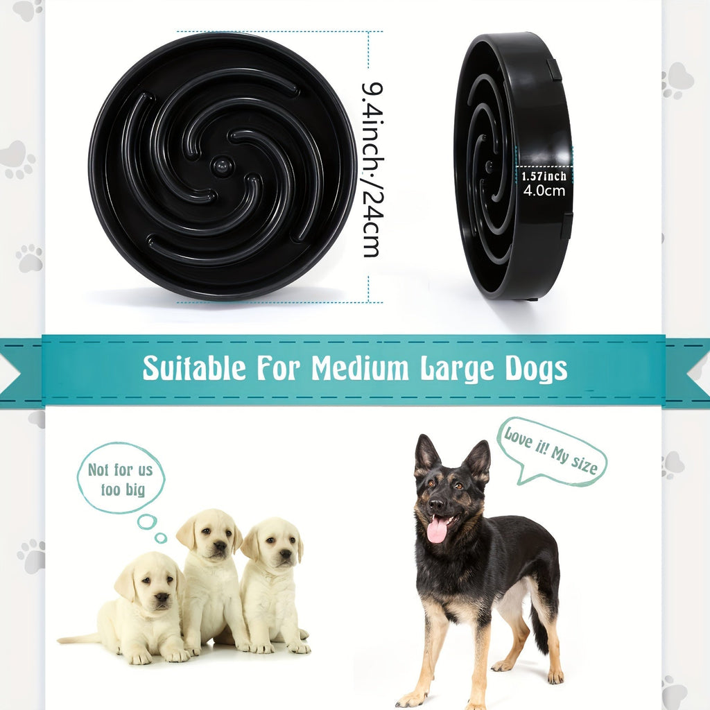 Large Slow Feeder Dog Bowl – Anti-Choke Maze Design for Healthy Eating, Durable PP Non-Toxic Material, Bloat Prevention Bowl for Large & Medium Breed Dogs