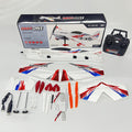 6CH RC Plane Brushless Motor Remote Control Aircraft One-Key Stunt Aerobatics RC Glider Airplane Toy for Beginners and Experienced Pilots with Two Batteries Included