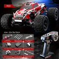 JJRC 1:20 Brushless 4WD RC Rock Racer - Remote Control Off-Road Truck with Full Proportional Control, Hydraulic Suspension, LED Headlights, Steel Drivetrain | Best RC Car for Kids & Adults