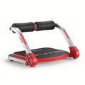 Multifunctional Ab Trainer Machine for Home Gym – Core Strength, Waist Slimming & Belly Fat Workout Equipment for Men & Women – Red & Blue