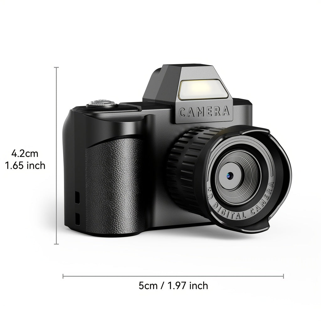 Mini Keychain Camera 1080P HD 2MP with 64GB Memory Card – Compact Portable Thumb-Sized Camcorder, Micro Pocket Camera, Great Gift for Girlfriend, Boyfriend, Travelers & Kids