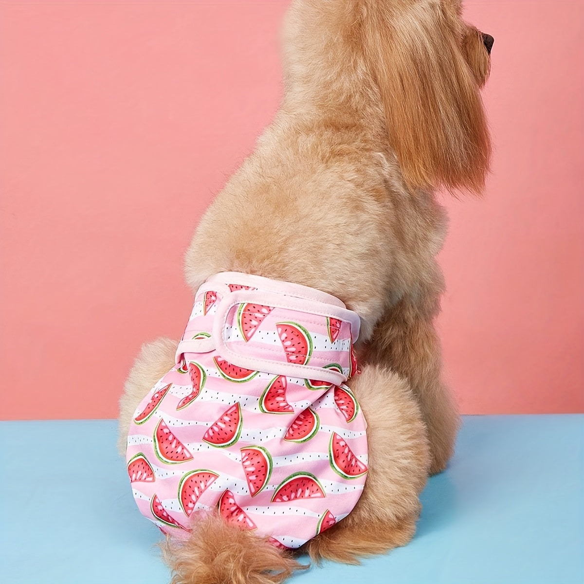 Dog Physiological Pants Washable - Female Dog Menstrual Underwear & Reusable Pet Diaper Panties, Breathable Comfortable Fit for Small Medium Large Dogs, Cute Patterns XS-XL, Dog Heat Cycle & Incontinence Solution