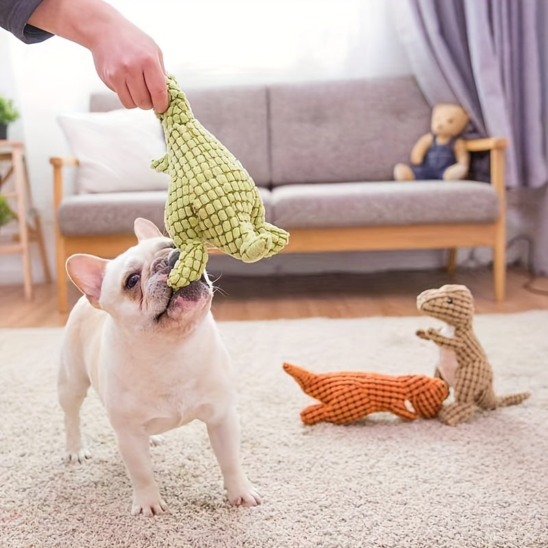 Small Dog Chew Toys 5pcs Plush Set - Dental Cleaning Puppy Chew Toys for Small Dogs, Random Styles & Colors, Cute Variety Pack Toy Bundle