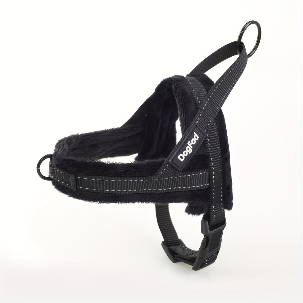 No Pull Reflective Dog Harness - Quick Fit Adjustable Vest with Comfortable Lining, Easy On & Off for Walking, Night Safety Reflective Straps, Fits Small Medium Large Dogs